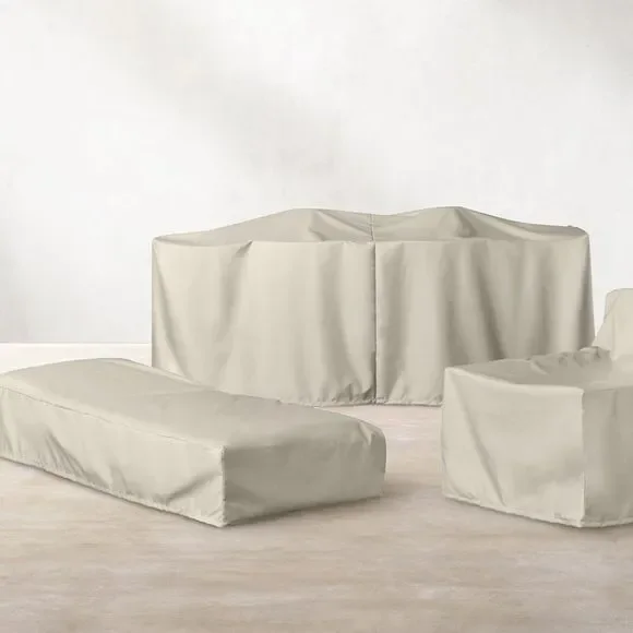 KLISMOS OUTDOOR FURNITURE COVER RESTORATION HARDWARE LOUNGE CHAIR color sand - Picture 3 of 7